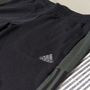 Adidas Black and Gray Track Pants